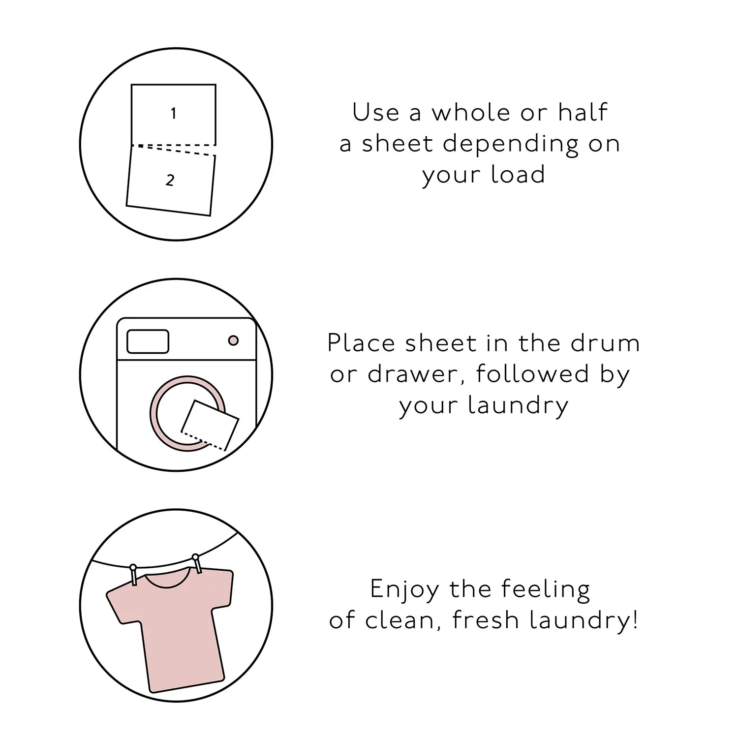how spruce laundry sheets work