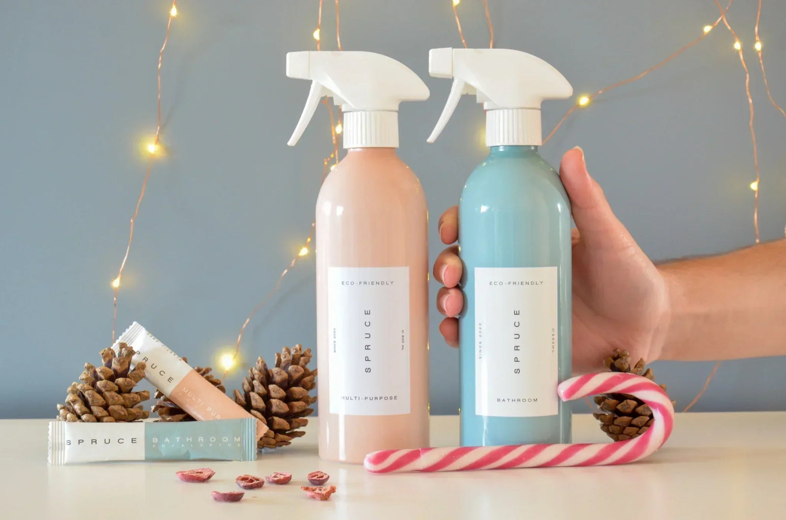 Sustainable festive Christmas cleaning products naturally scented 