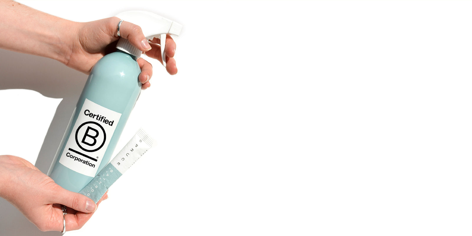 sustainable cleaning spray from a certified b corporation