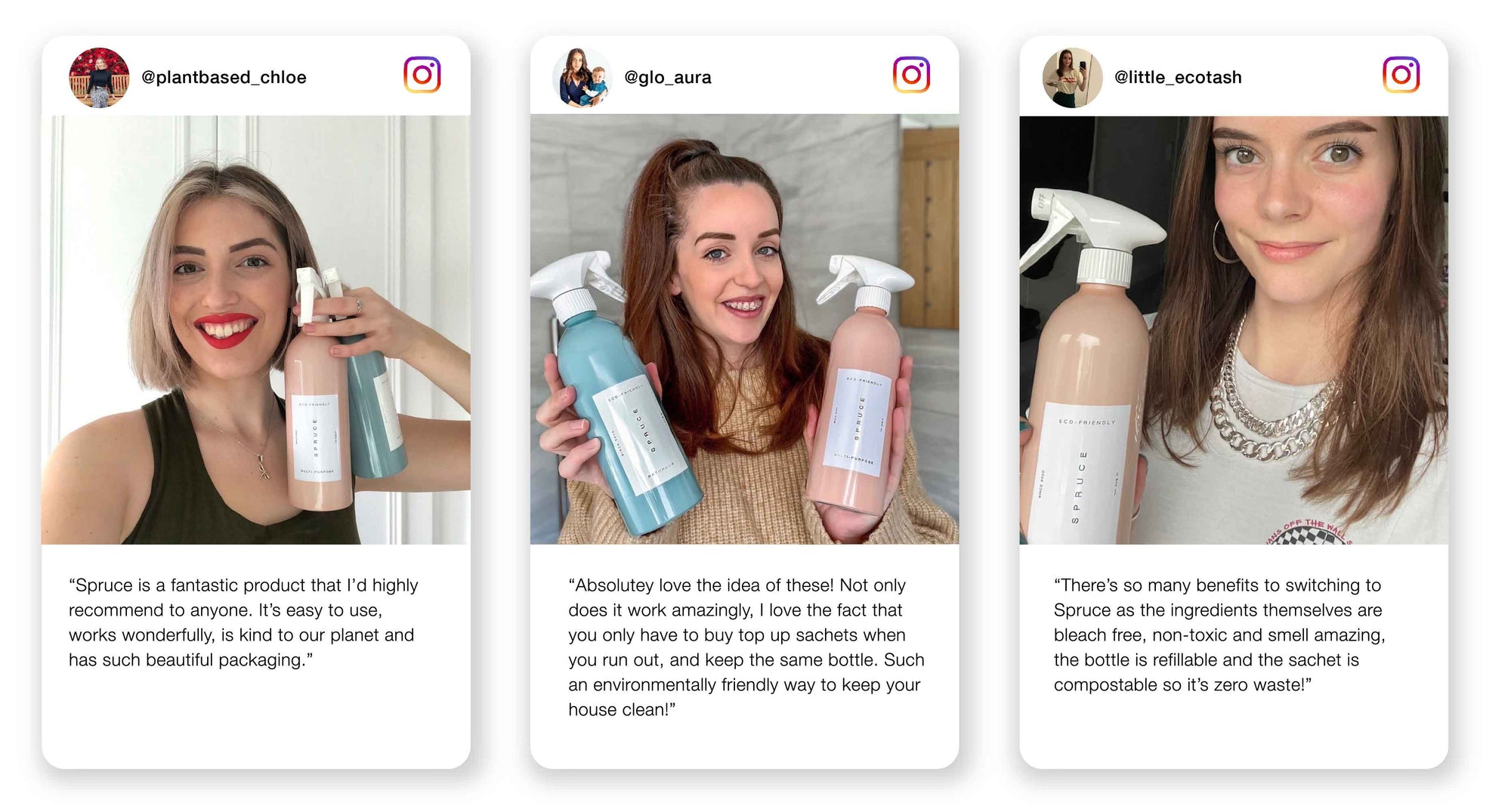 Customer reviews of Spruce eco cleaning products range