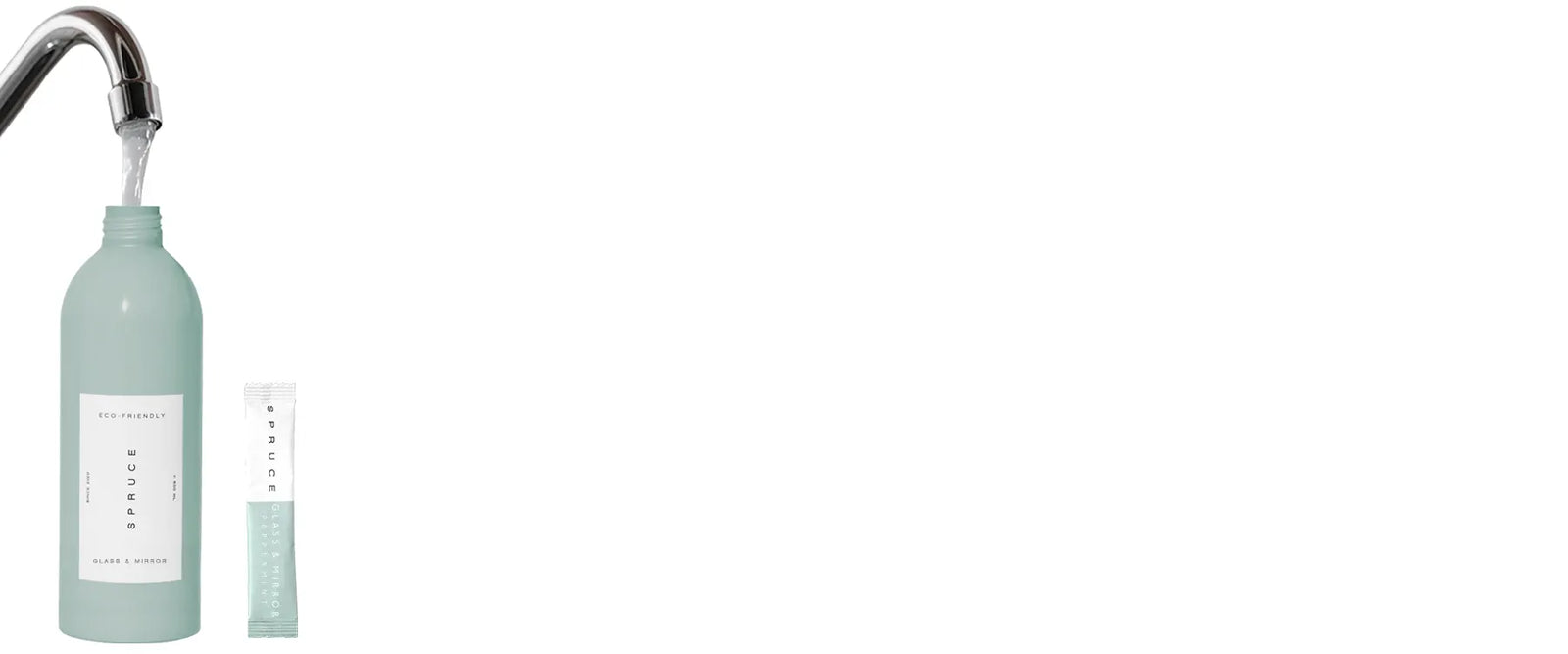 refillable glass and mirror cleaner spray