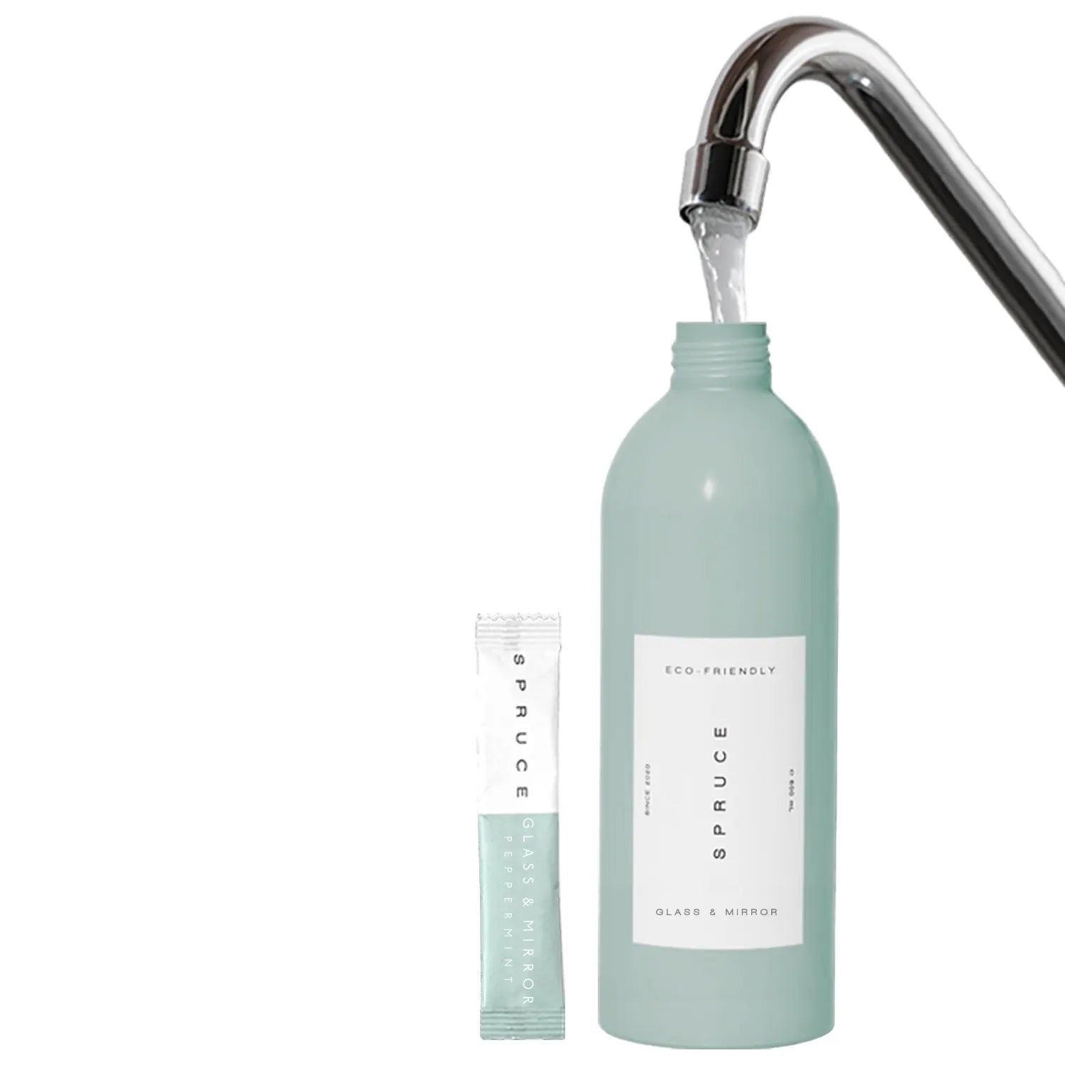 plastic free refillable mirror cleaner spray