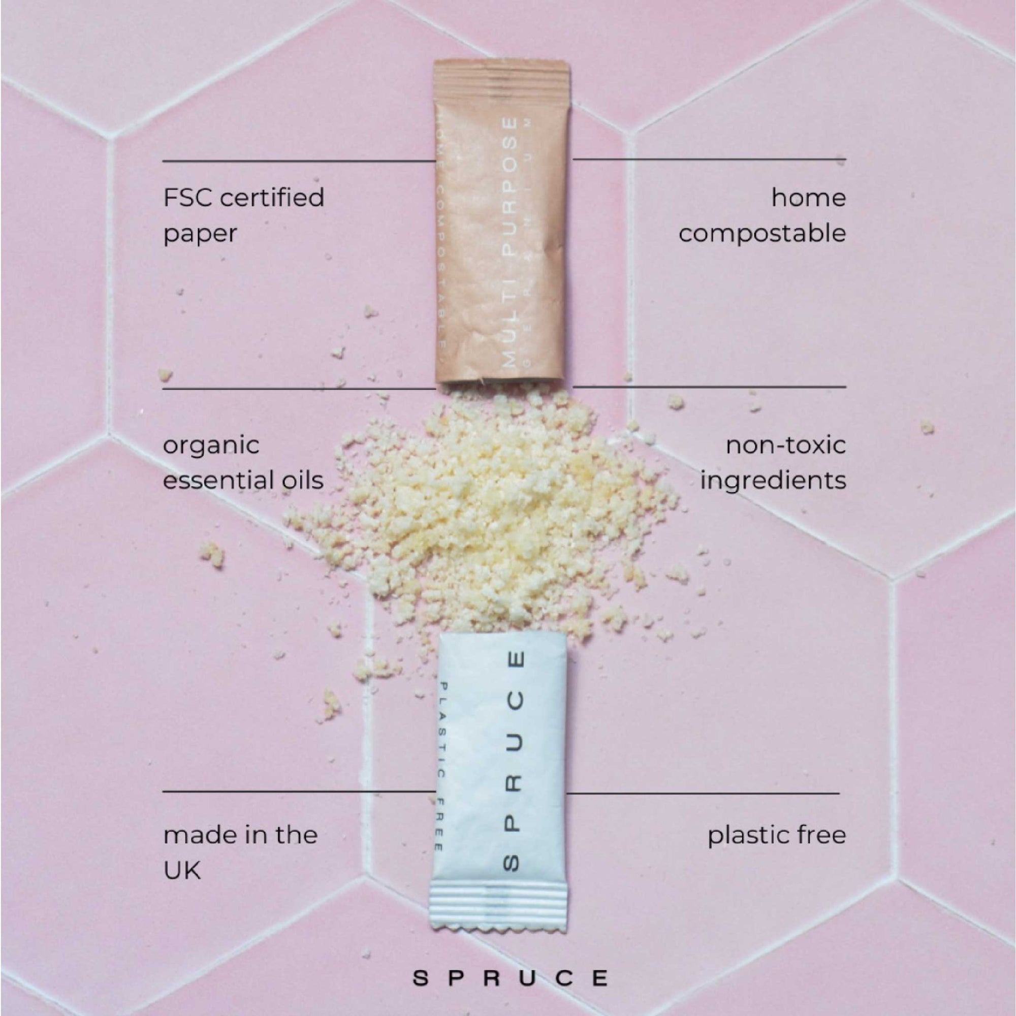 The inside of a surface cleaner refill