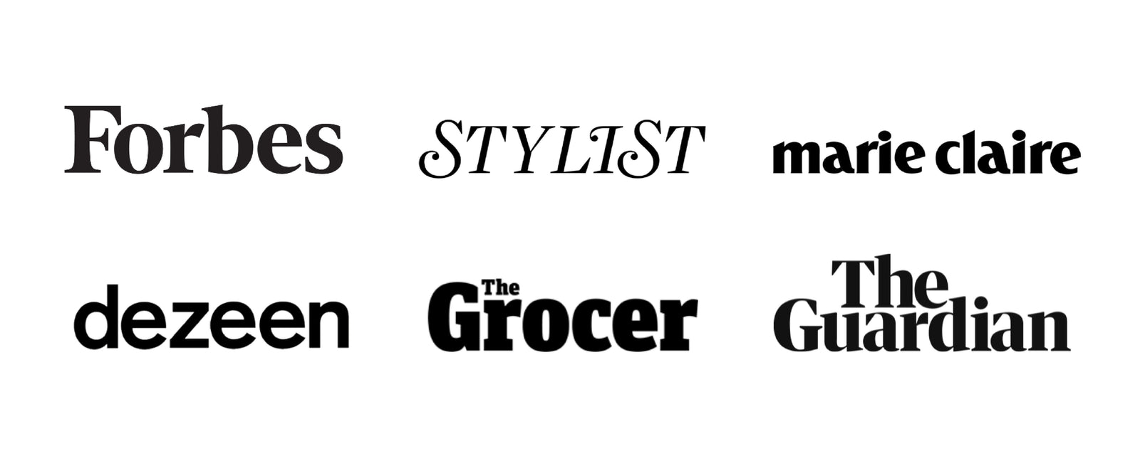 Press titles that Spruce has been featured in 