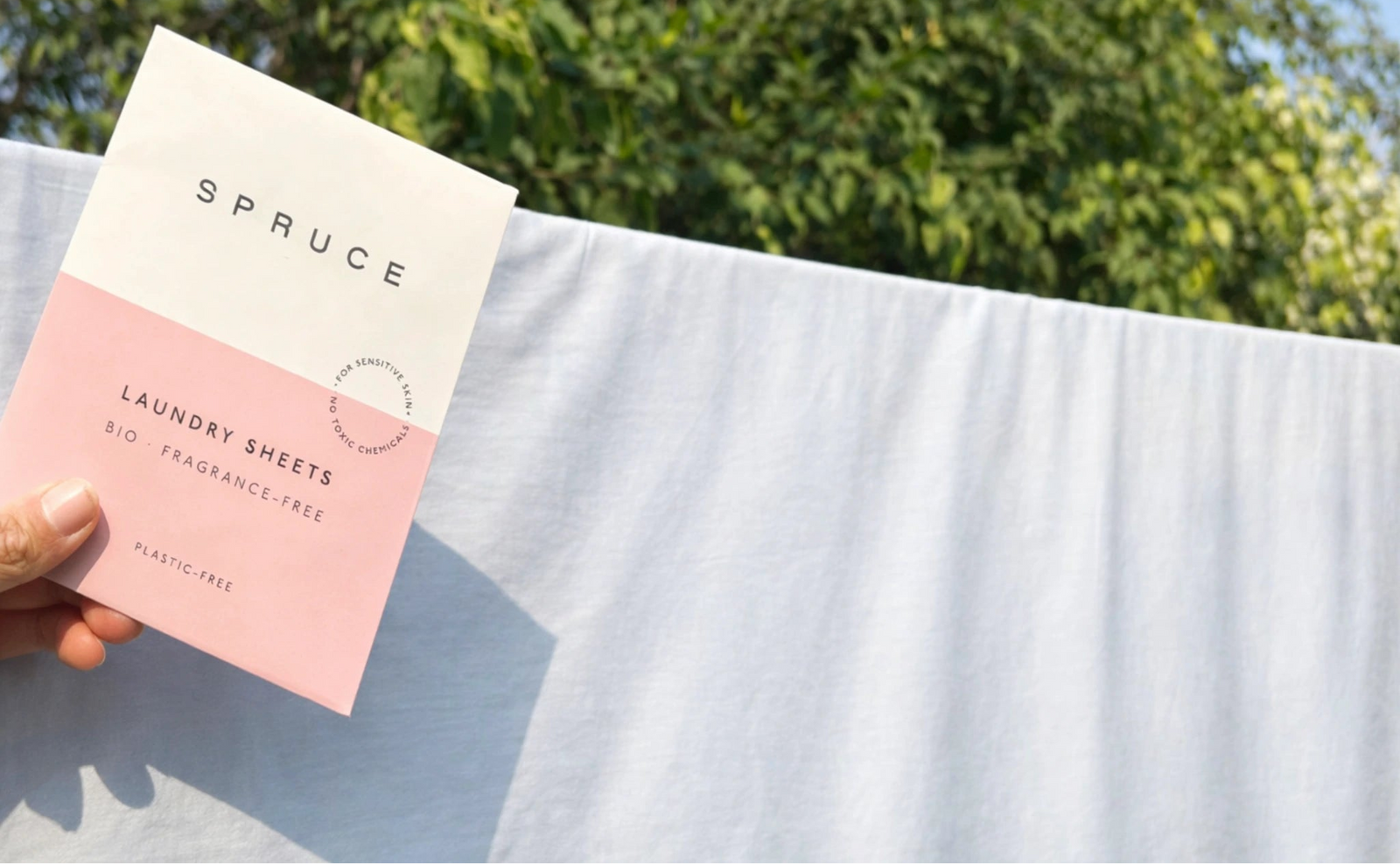 spruce laundry detergent sheets for hot or cold wash - hand wash - bed linen