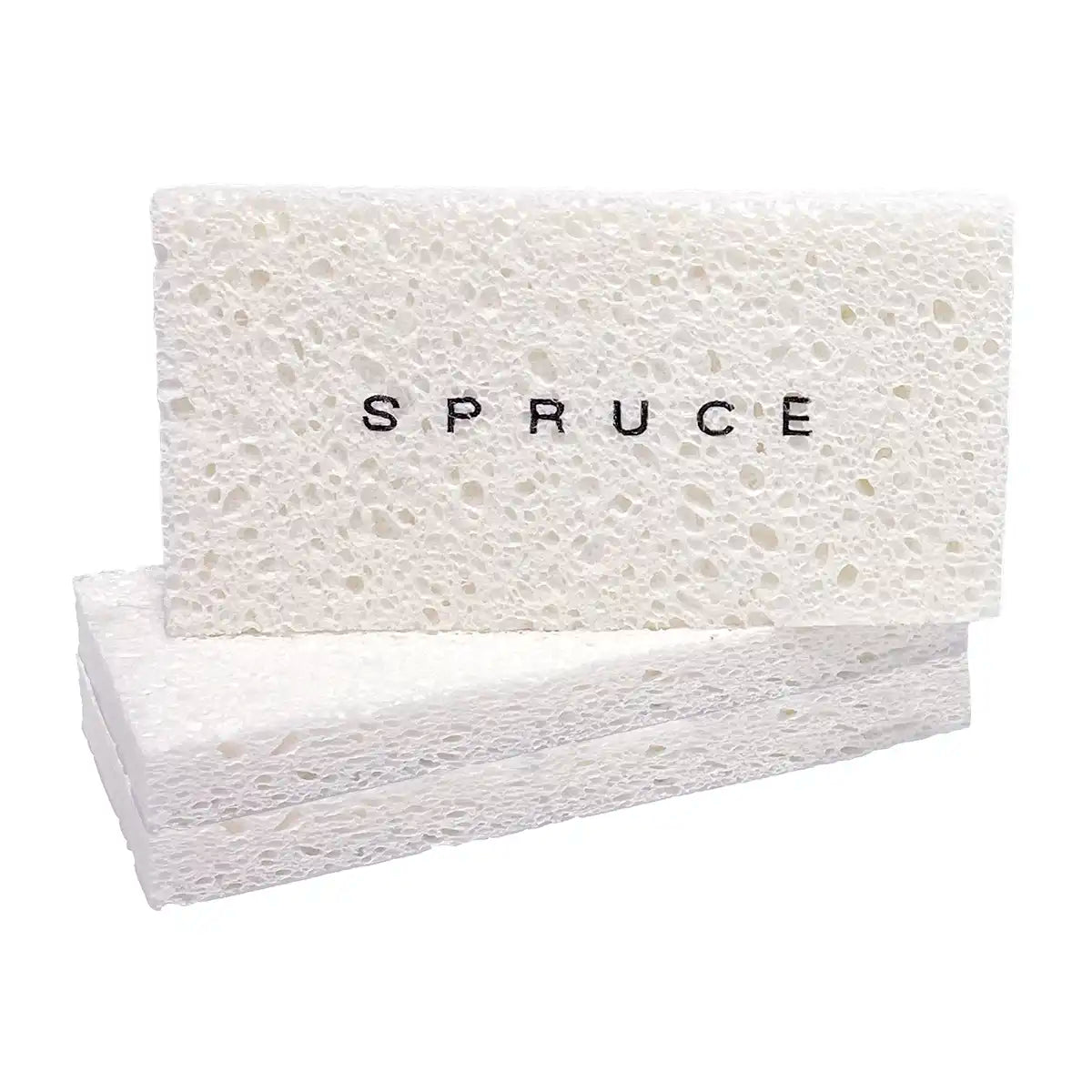 Three Spruce eco washing-up plastic-free sponges made from plant-based cellulose