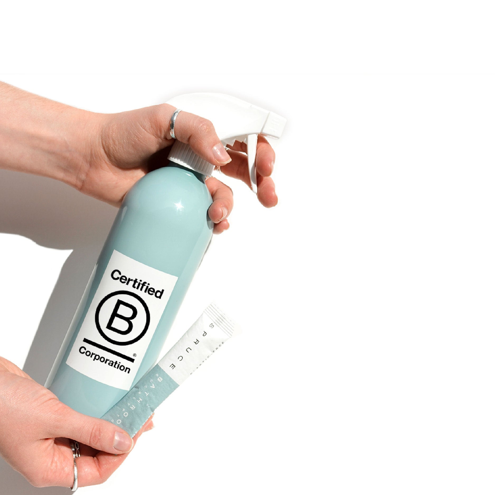 sustainable cleaning spray from a certified b corporation